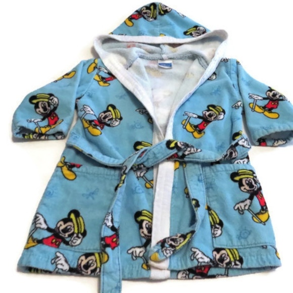 Disney Vacation Terry Cloth Pool Robe 4 yrs